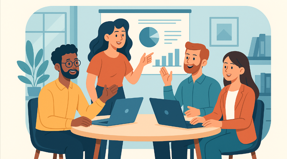 Équipe tech innovante